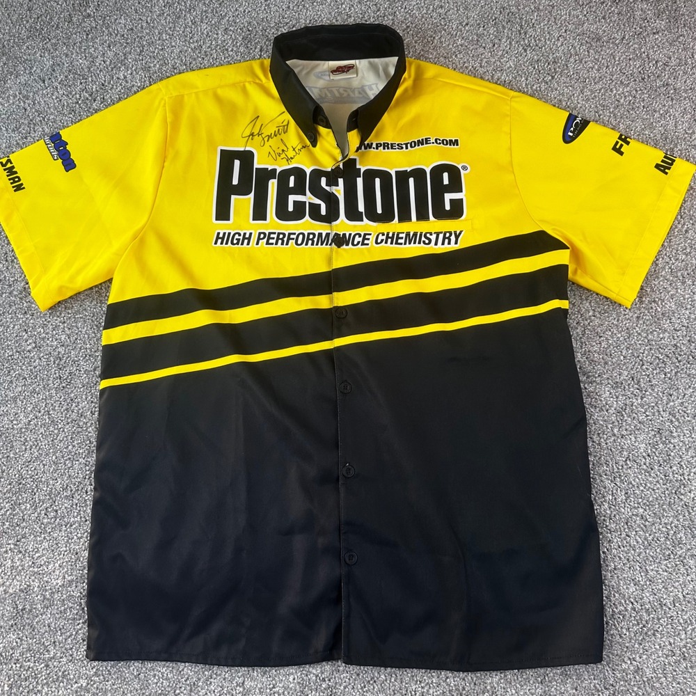 Outer Circle Prestone Racing Shirt Mens XL Virgil Hartman John Smith Drag VTG